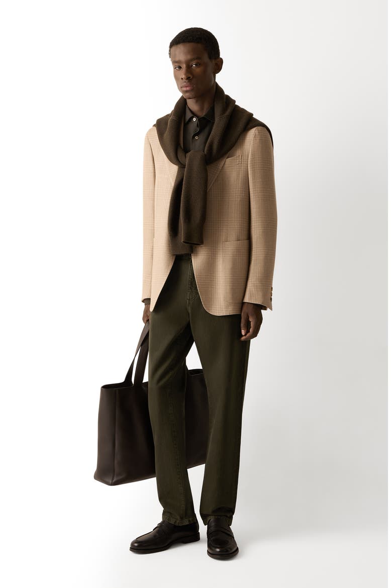 City Straight Leg Jeans, Alternate, color, DARK OLIVE GREEN