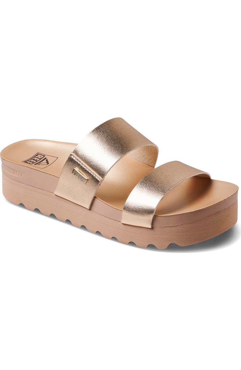 Reef Cushion Vista Hi Platform Slide Sandal, Main, color,
