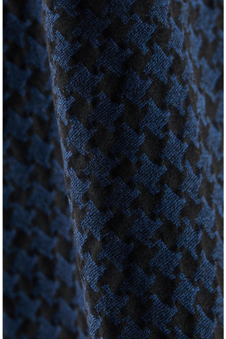 Houndstooth Check Leggings, Alternate, color, NAVY BLUE HOUNDS