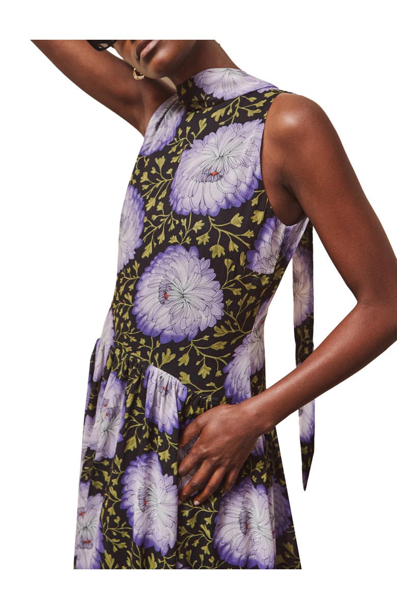 Ro&Zo Print Chiffon Maxi Dress, Alternate, color, Lilac