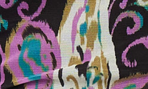 FIFTEEN TWENTY FIFTEEN TWENTY KHAMI PRINT SHIRRED MESH TOP