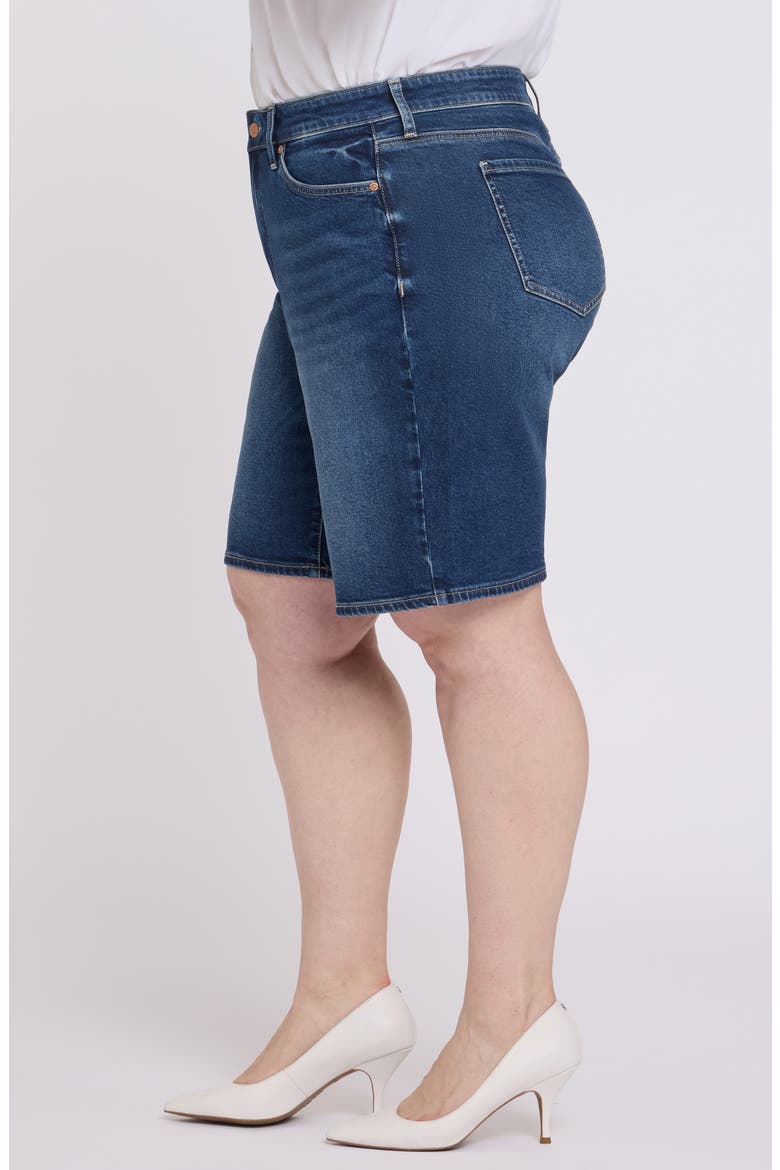 Lilly Relaxed Long Denim Shorts, Alternate, color, RIO RAPIDS