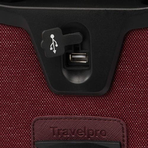 Travelpro Platinum Elite Softside Expandable 20-inch Carry-on Luggage, Fits Up To 15" Laptop In Bordeaux