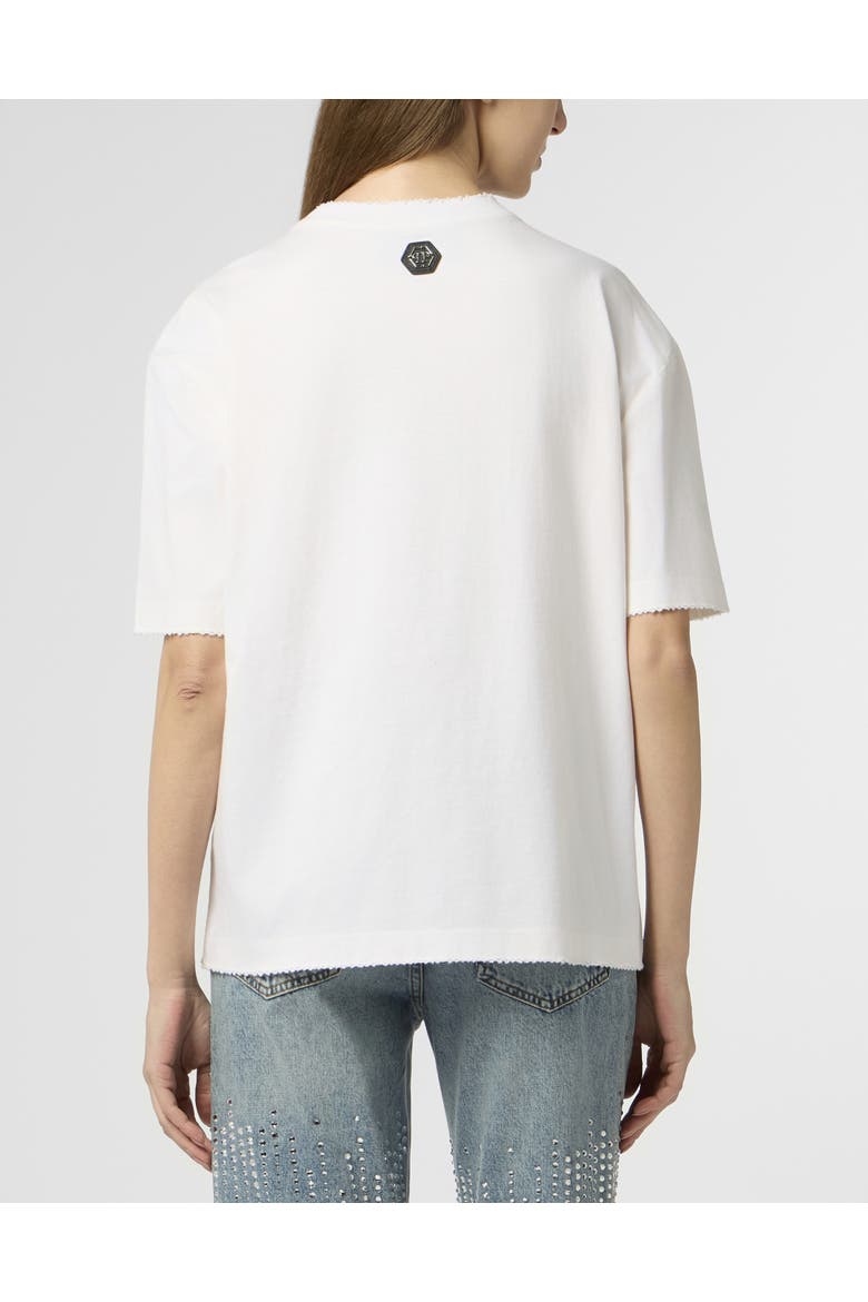 Washed Man Fit T-Shirt Cannes Tennis Club Women, Alternate, color, OffWhite