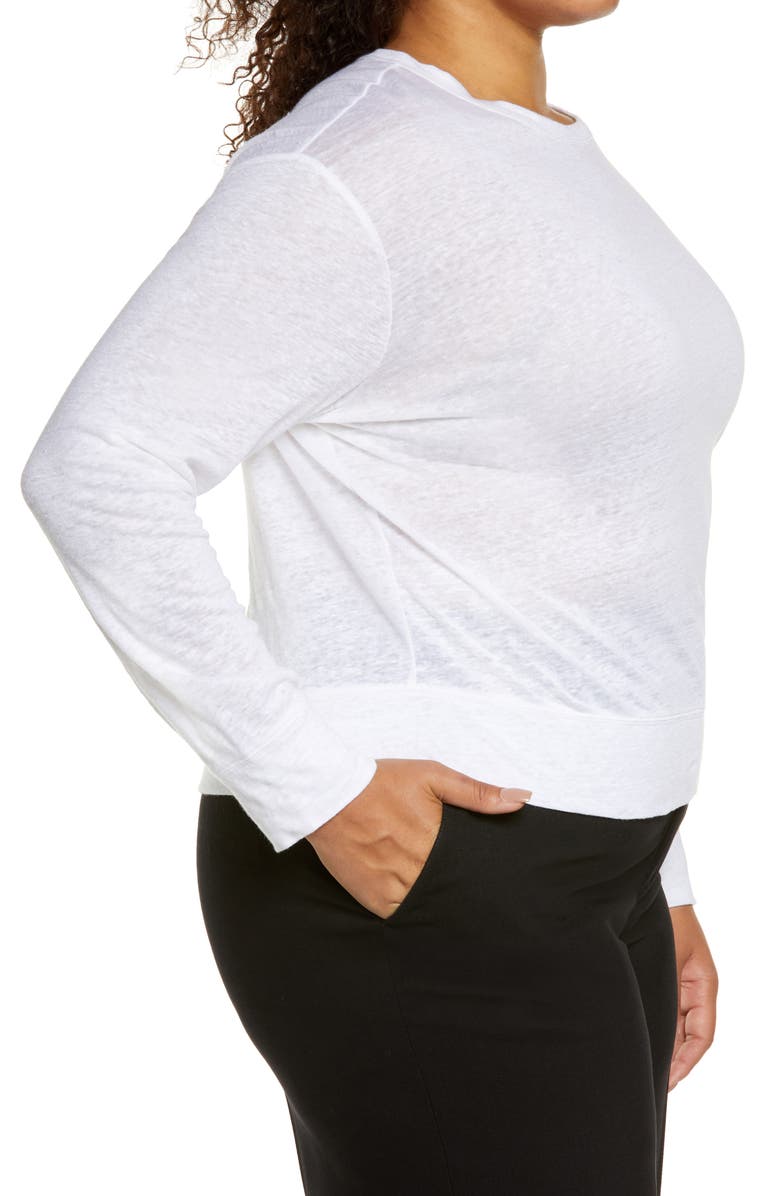 Vince Cotton Crewneck Top, Alternate, color,