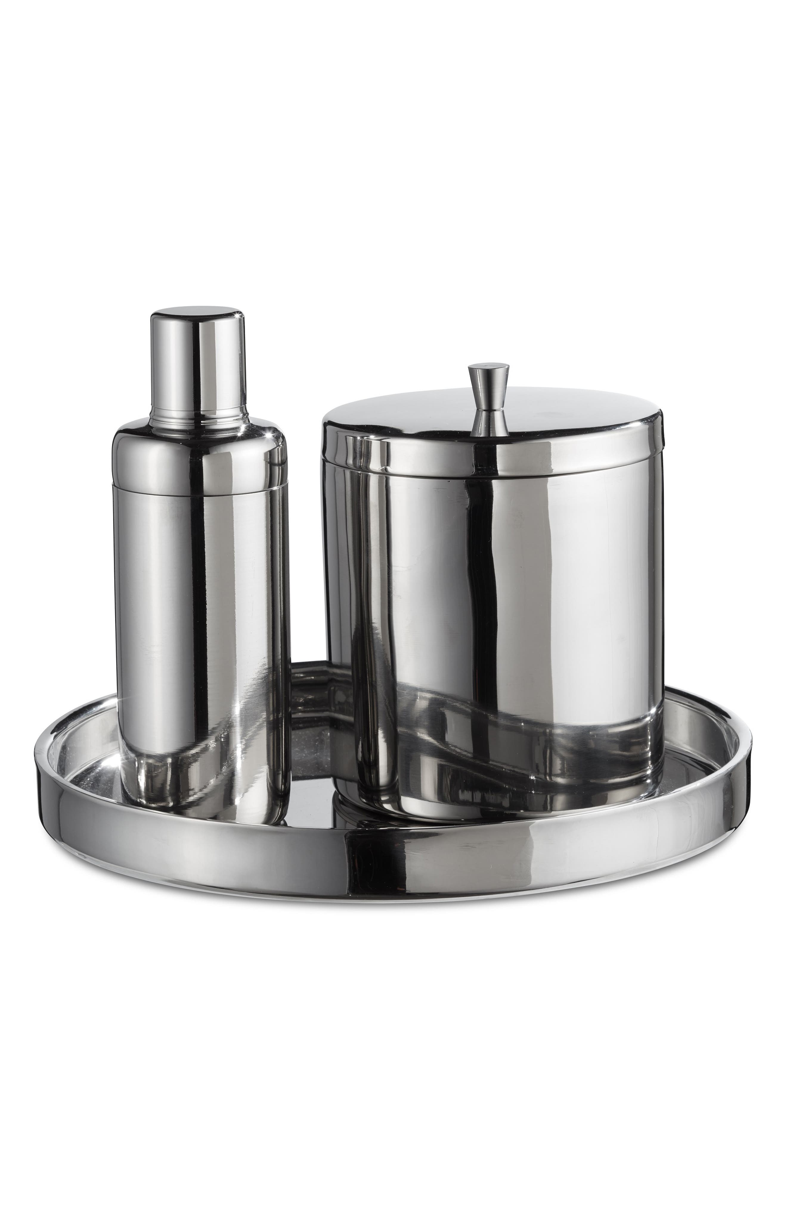 ROSELLI TRADING COMPANY 3-Piece Deco Bar Set