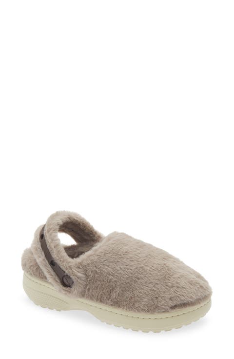 Classic Unfurgettable Faux Fur Clog (Women)