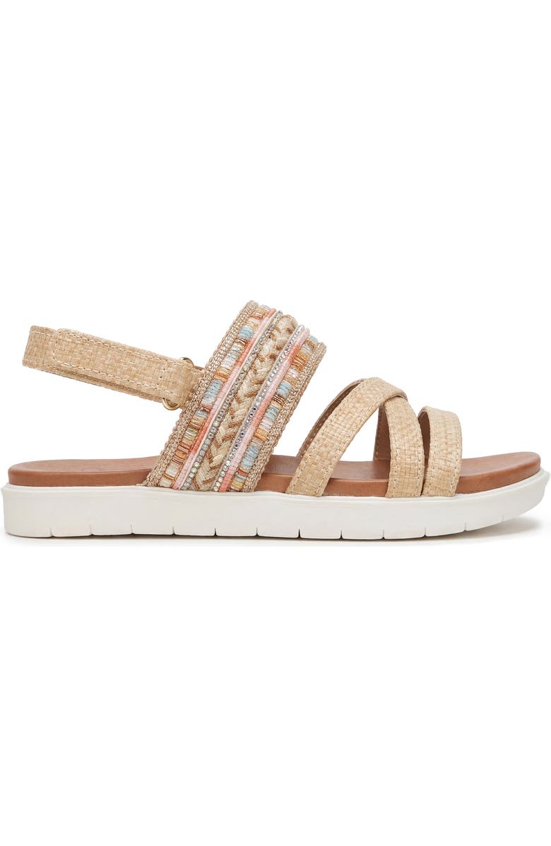 JELLYPOP Kids' Kyan Strappy Sandal, Alternate, color, Natural Multi