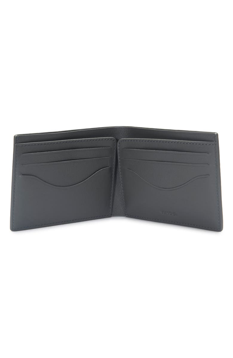 Vince Nappa Leather Bifold Wallet, Alternate, color, Fumo