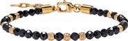 EYE CANDY LOS ANGELES Men's Noir Beaded Bracelet