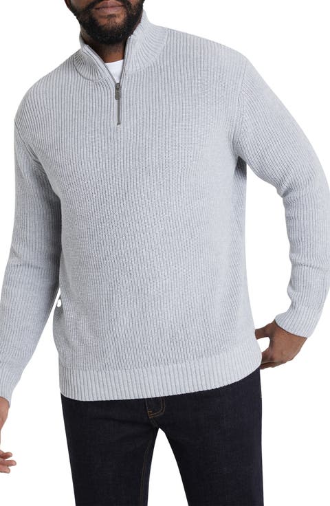 Bentley Half Zip Cotton Sweater
