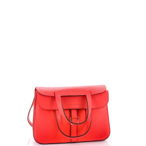 Pre-owned Hermes Hermes Halzan Bag Clemence 25