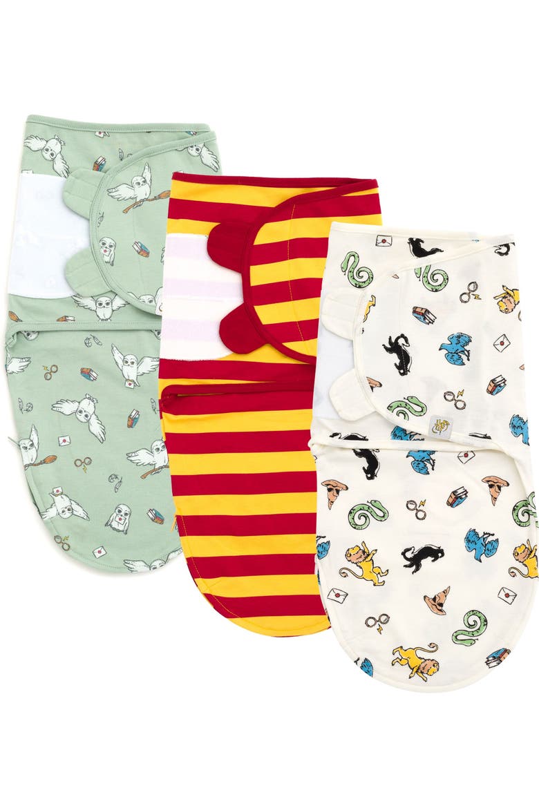 Sleepwear Swaddle Sack Set, Main, color, Sage Red Oatmeal