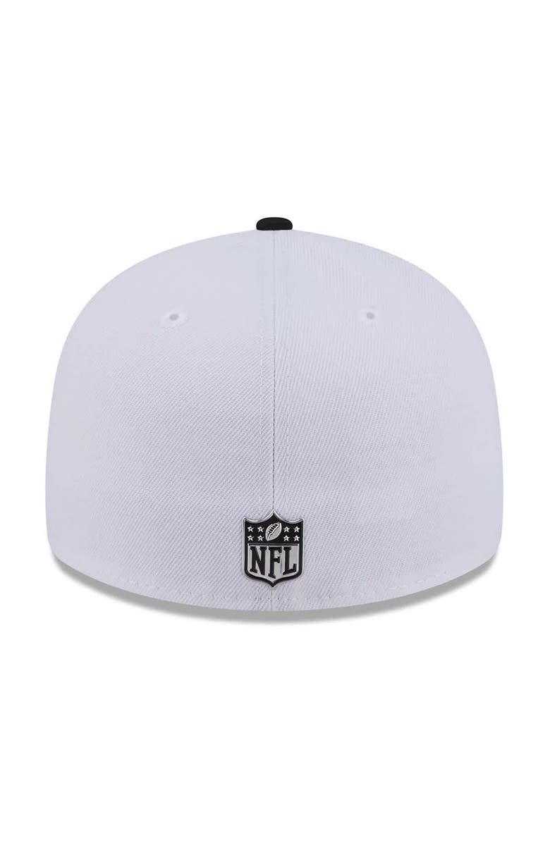 New Era Men's New Era  White/Black Detroit Lions 2026 NFL Draft Pre-Curved 59FIFTY Fitted Hat, Alternate, color, White