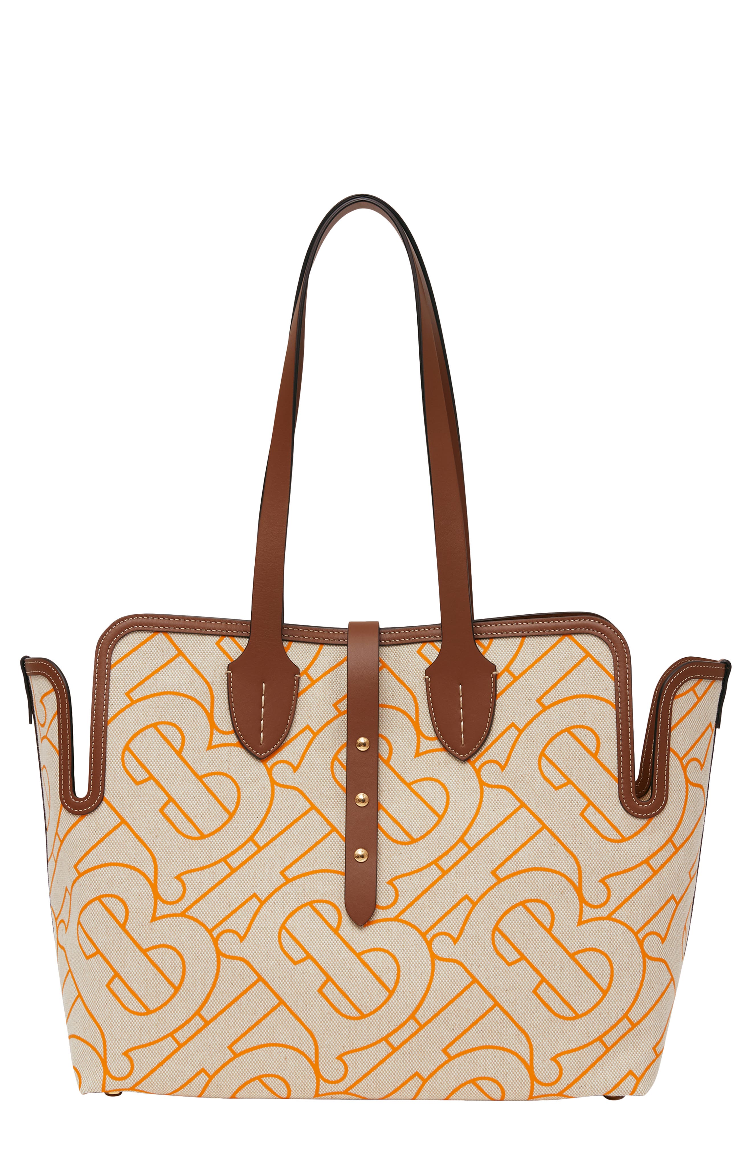 Burberry Medium Soft Cotton Canvas Belt Bag, Main, color, 