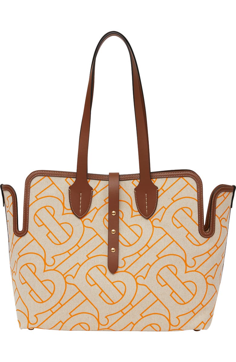 Burberry Medium Soft Cotton Canvas Belt Bag, Main, color,