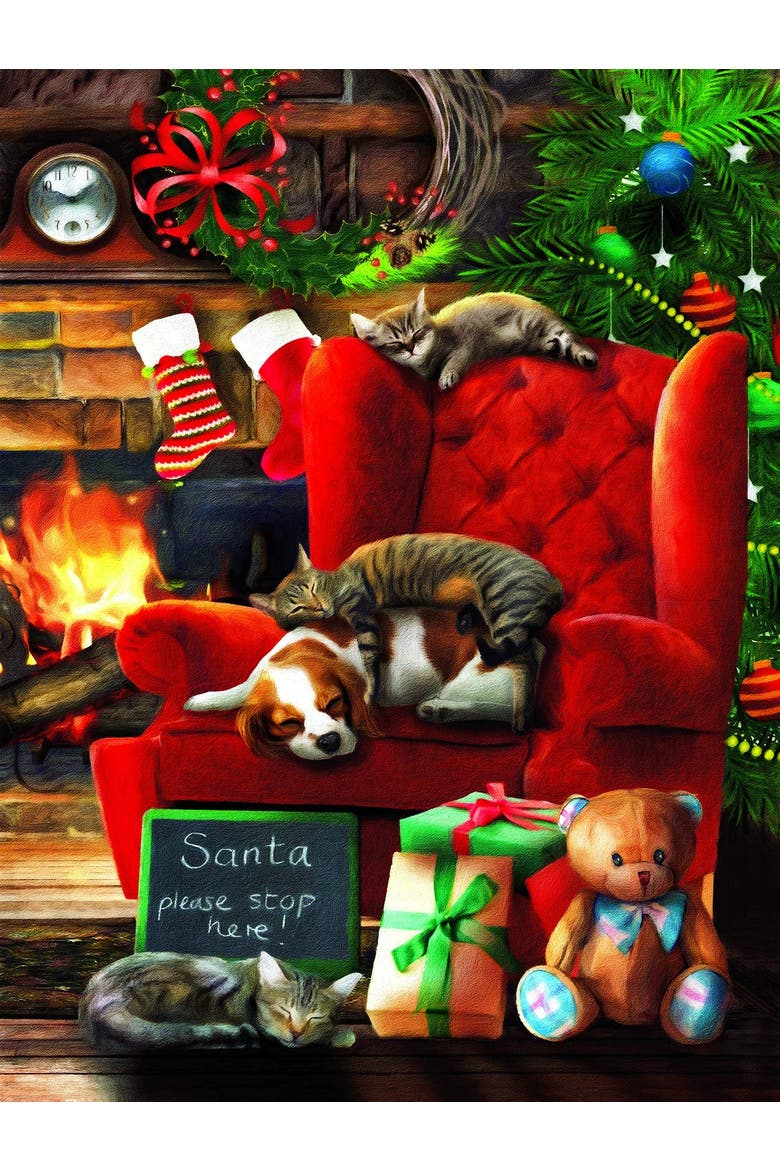 Santa Stop Here 300 piece Jigsaw Puzzle for Adults, Alternate, color, Multicolor