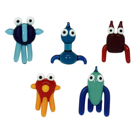 Glass World Miniature Figurines 5Pack