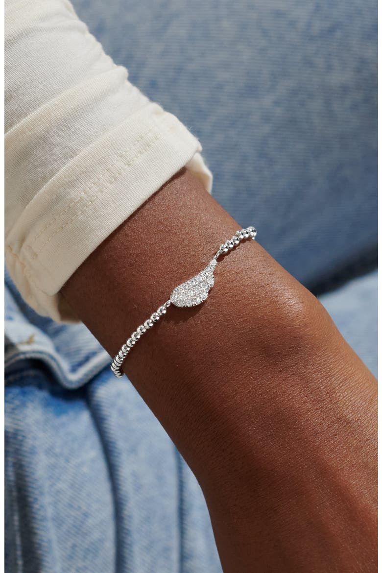 A Little 'Angel' Bracelet, Alternate, color, Metallic Silver