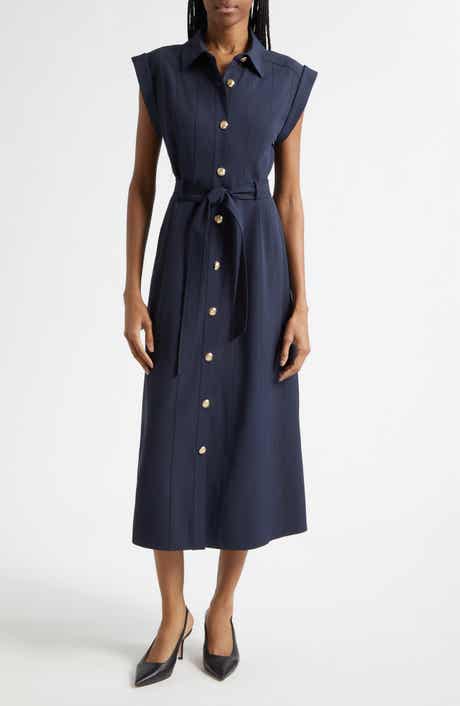 Milo Stretch Midi Shirtdress