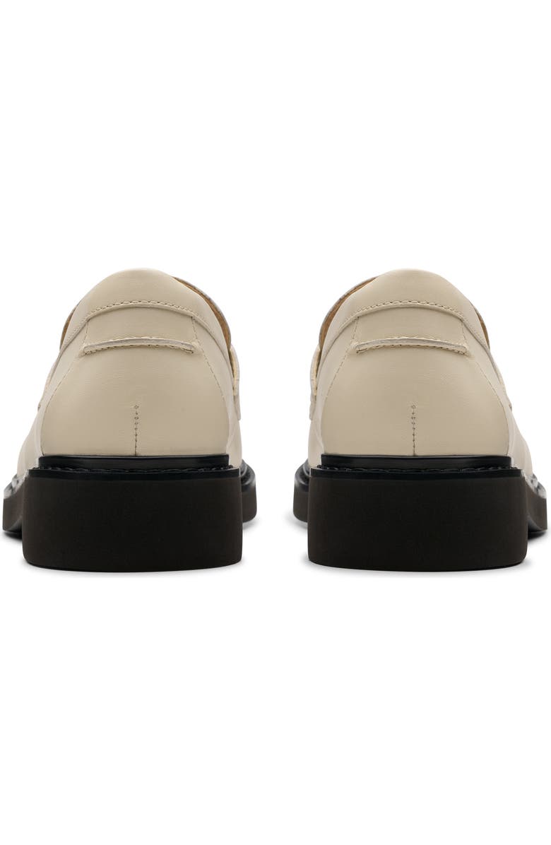 Clarks<sup>®</sup> Splend Edge Penny Loafer, Alternate, color, Cream Leather