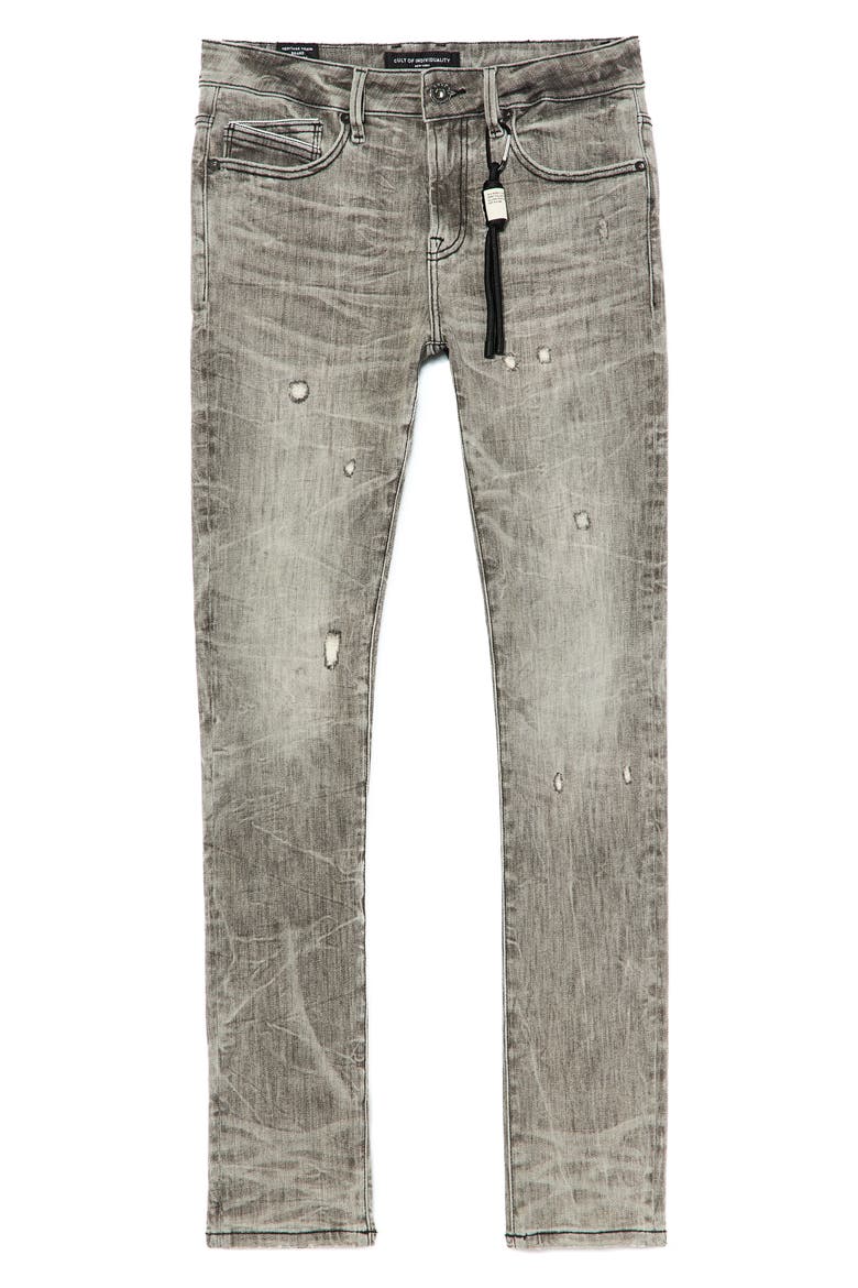 Punk 601 Ripped Super Skinny Jeans, Alternate, color, ZEPHYR