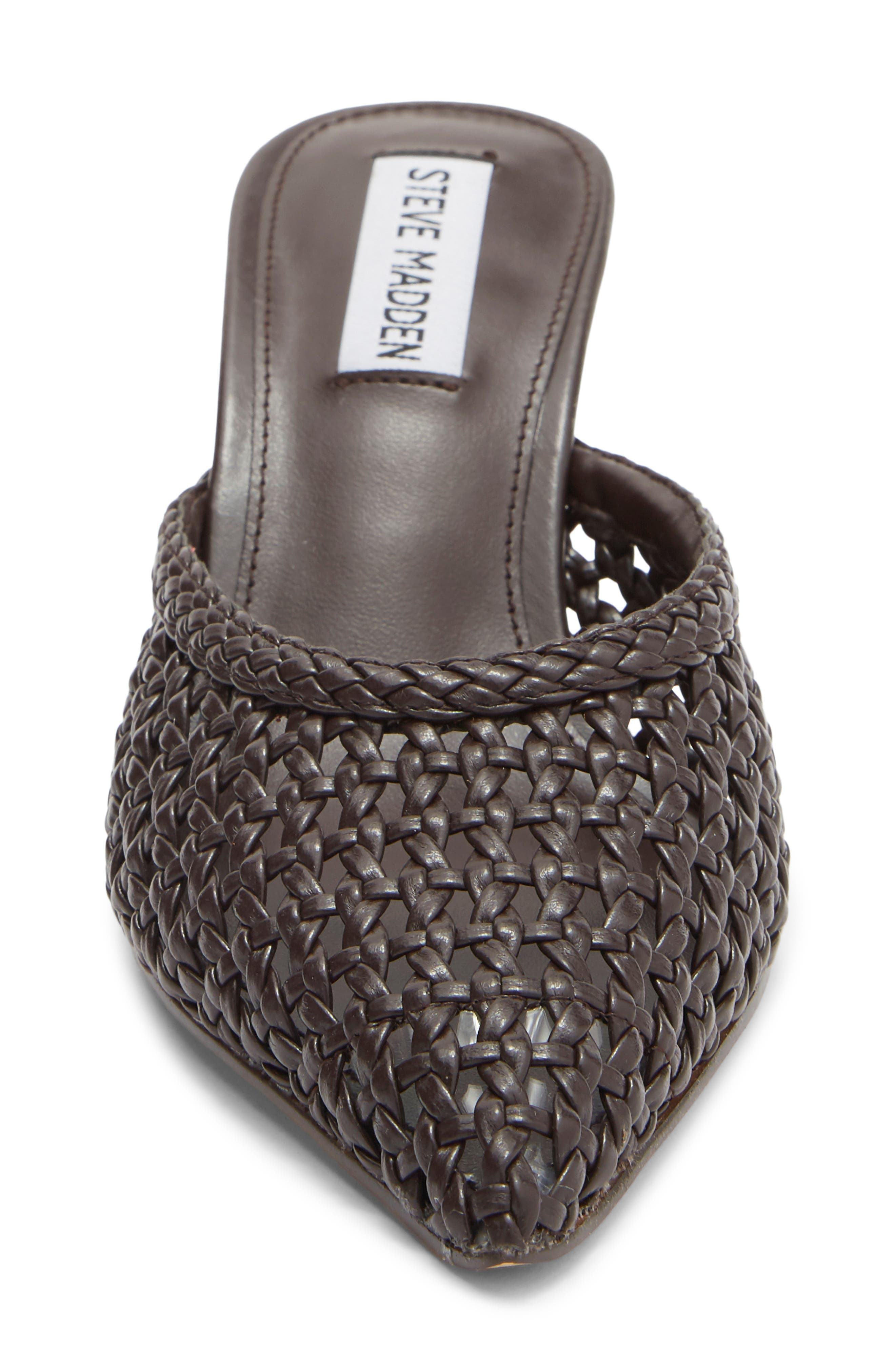 Emmie Pointed Toe Mule, Alternate, color, BROWN