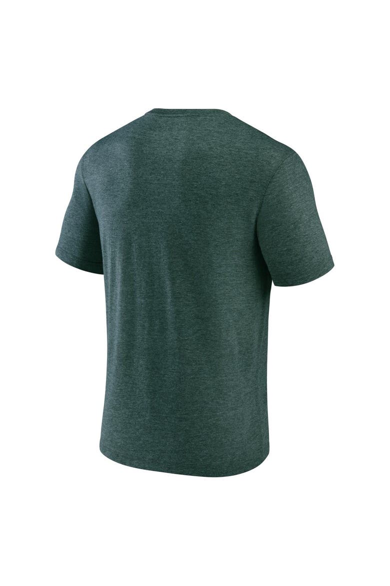 Men's Fanatics Branded Heathered Green Green Bay Packers Sporting Chance T-Shirt, Alternate, color, Heather Green