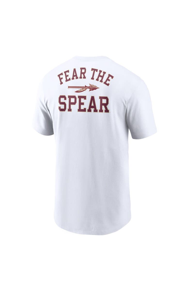 Nike Men's Nike White Florida State Seminoles Blitz 2-Hit T-Shirt, Alternate, color, 