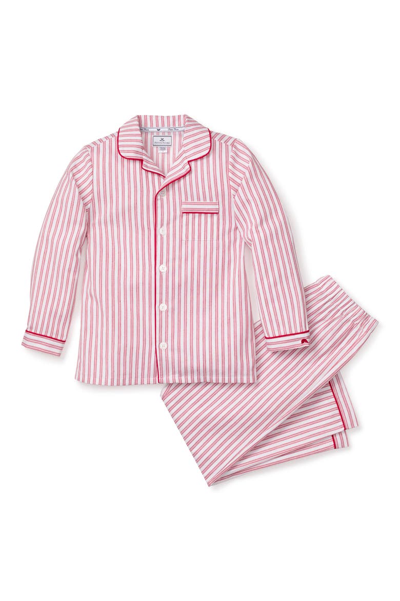 Antique Ticking Pajamas, Main, color, RED