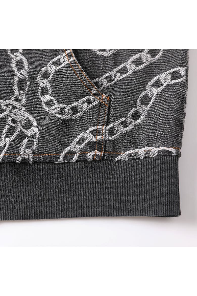 Chains Hoodie, Alternate, color, Grey
