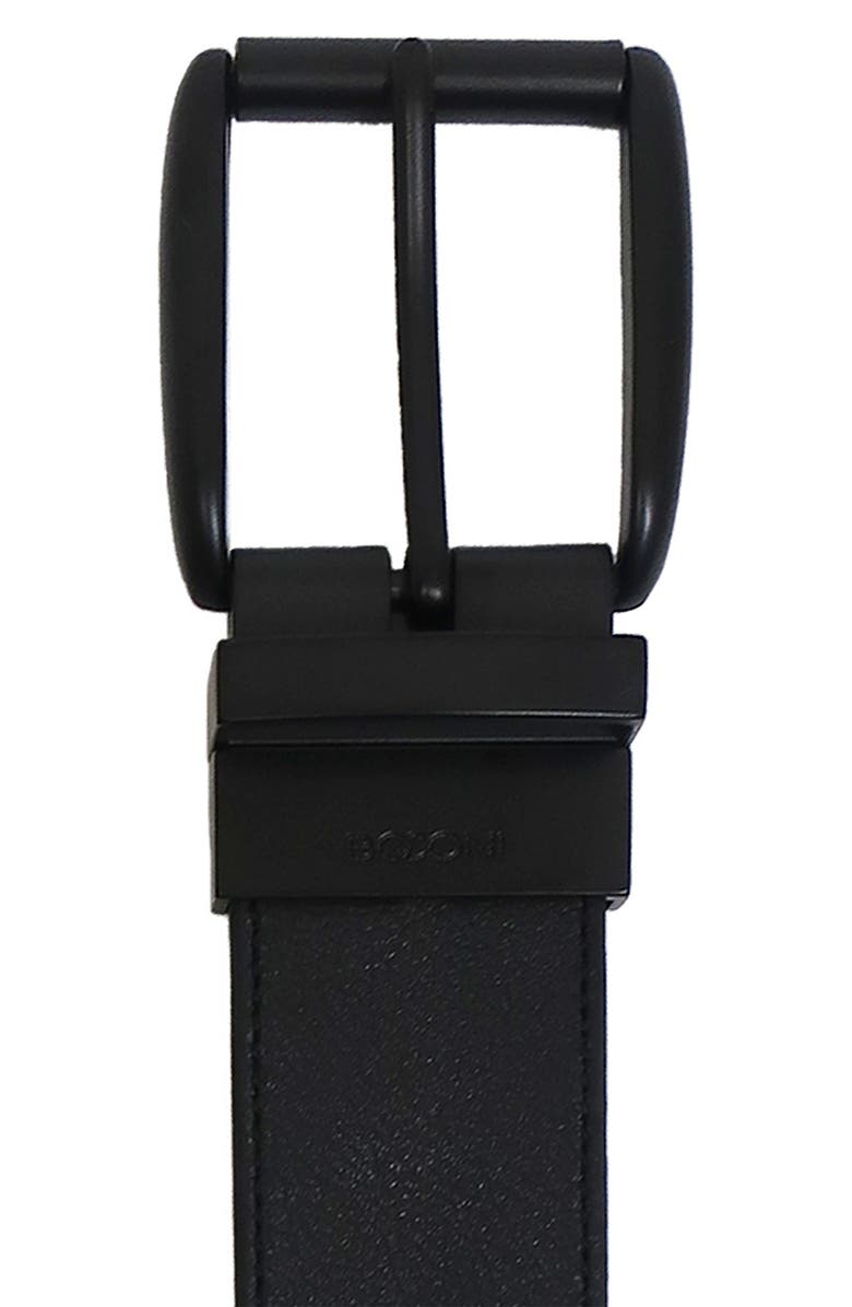 BOCONI Reversible Leather Belt, Alternate, color, Black To Cognac