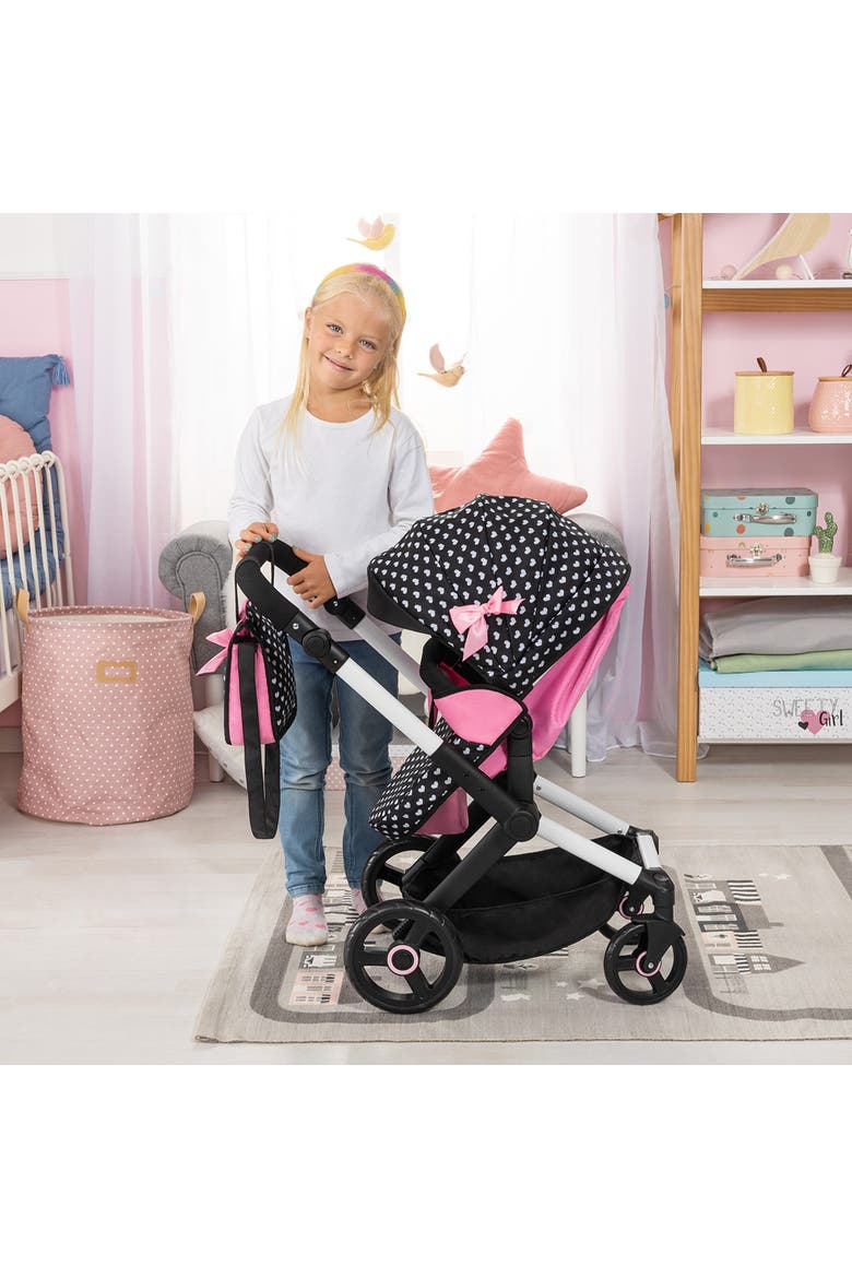 Pram Xeo, For Dolls Up To 20 Inches, Alternate, color, Multicolored