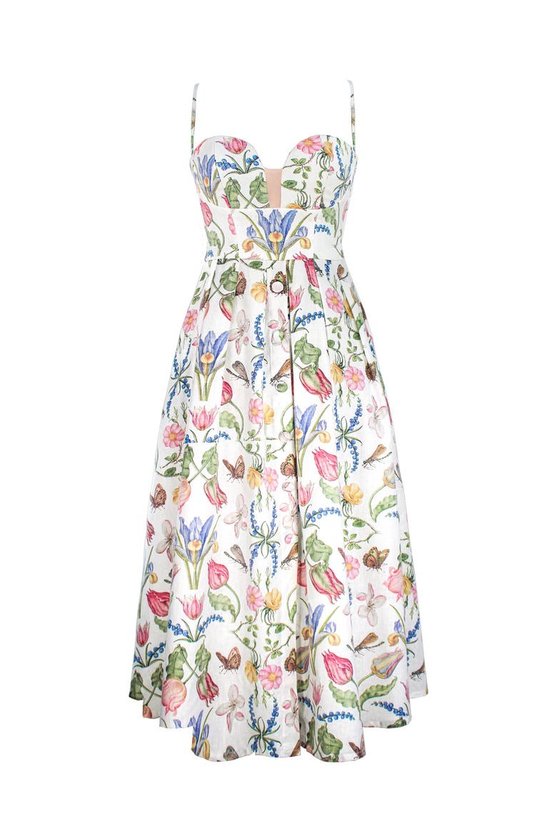 Veneta Dress, Alternate, color, TULIPAN WHITE PRINT