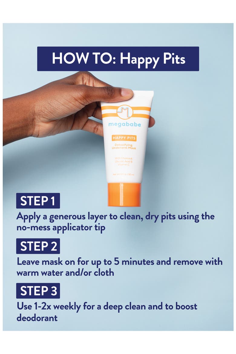Happy Pits Detoxifying Underarm Mask, Alternate, color, NONE