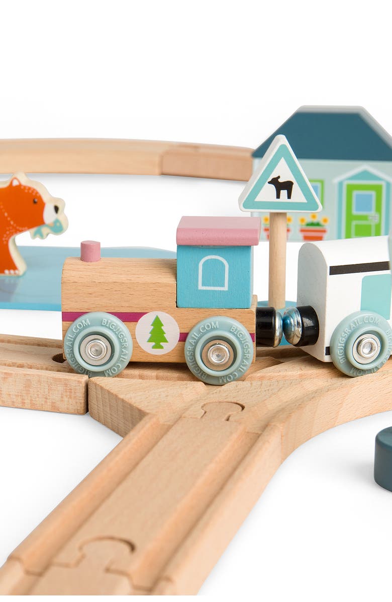 Bigjigs Toys FSC<sup>®</sup> Certified Train Set, Alternate, color, Brown
