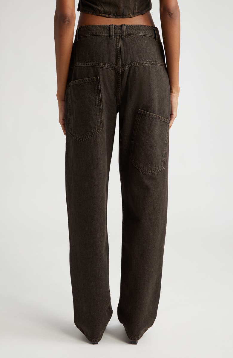 Miaou Echo Drop Crotch Low Rise Baggy Jeans, Alternate, color,