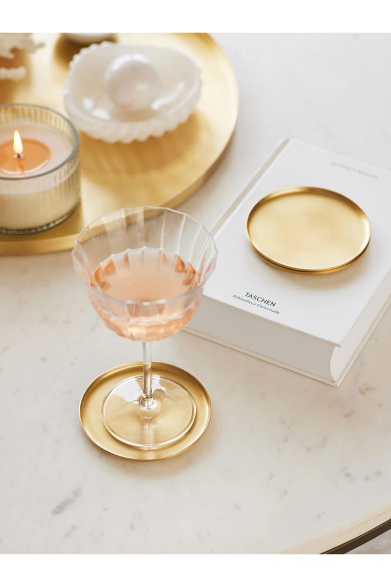 Heirloom Brass Coasters - Set of 4, Alternate, color, Brass