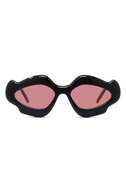 x Paula's Ibiza 52mm Geometric Sunglasses