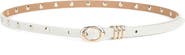 Ettika Skinny Studded Leather Belt