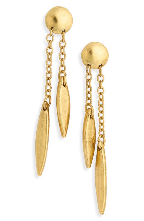 Double Chain Drop Earrings