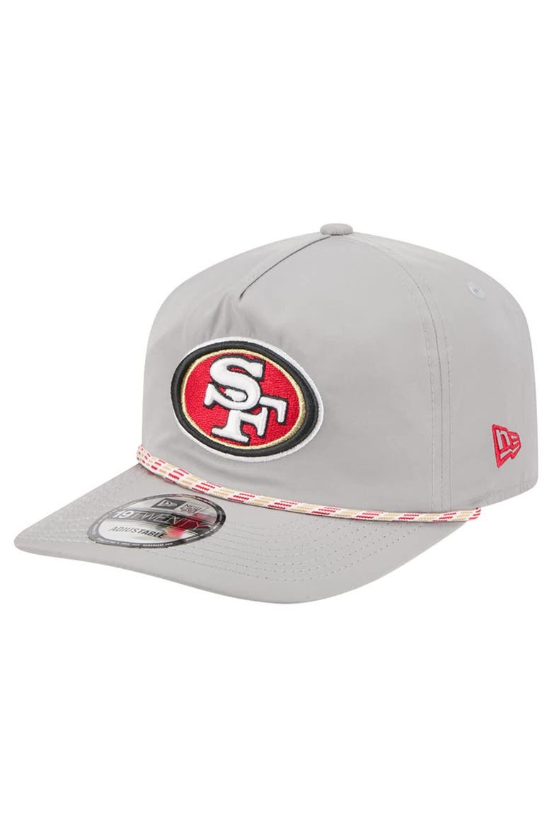 Men's New Era Gray San Francisco 49ers Rope 19TWENTY Hat, Main, color, Gray