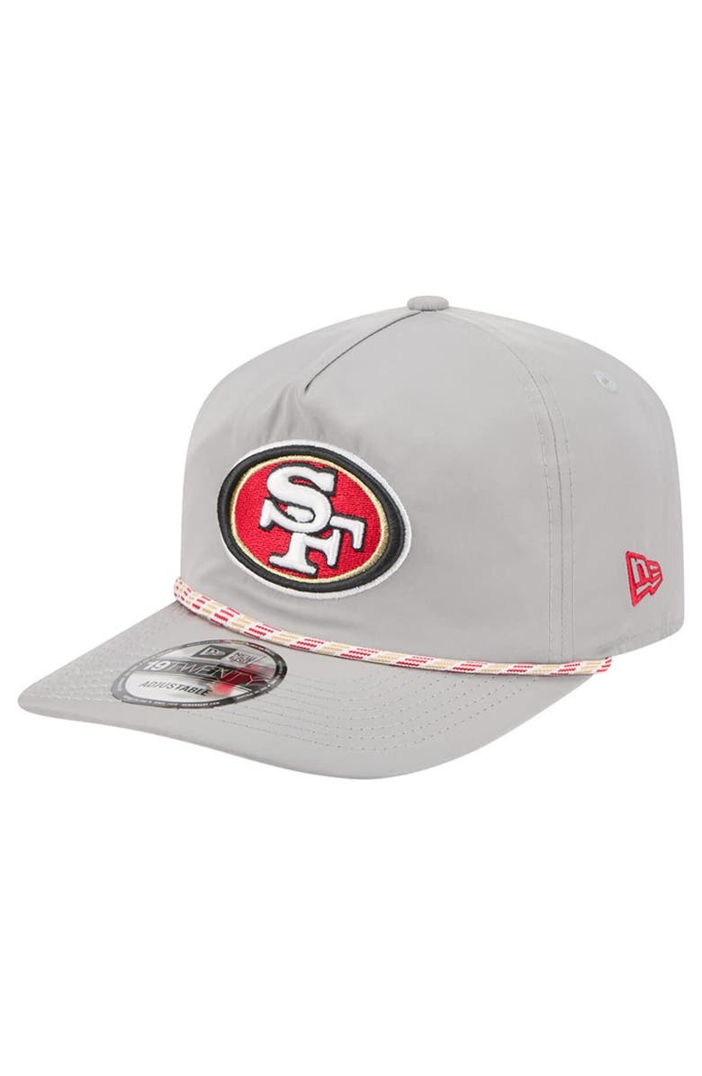New Era Men's New Era Gray San Francisco 49ers Rope 19TWENTY Hat, Main, color, Gray