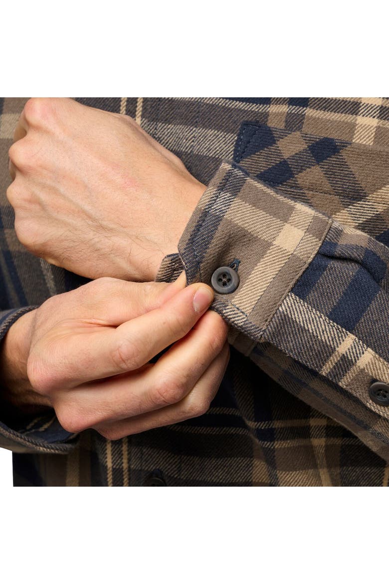 Project Flannel - Men's, Alternate, color, Charcoal/Walnut Plaid