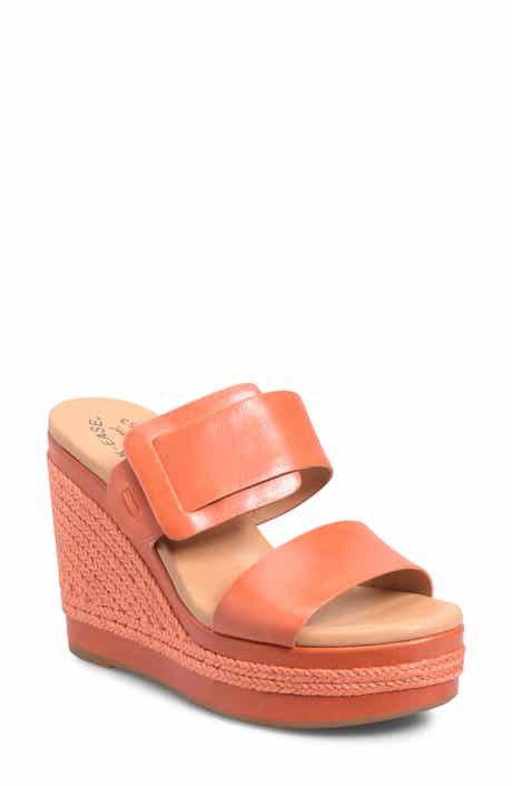 Kork-Ease® Raya Espadrille Platform Wedge Slide Sandal