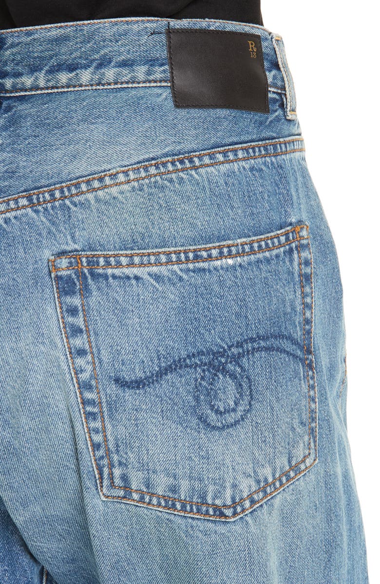 R13 Crossover Jeans, Alternate, color, Jasper