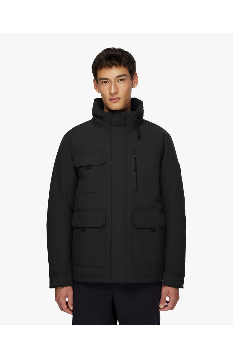 Quartz Co. TESLIN | Recycled Down Winter Jacket, Alternate, color, Black