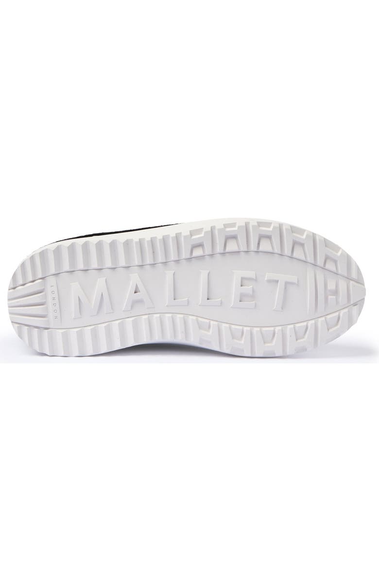 MALLET Pony Hair Low-Top Platform Trainers, Alternate, color, Black