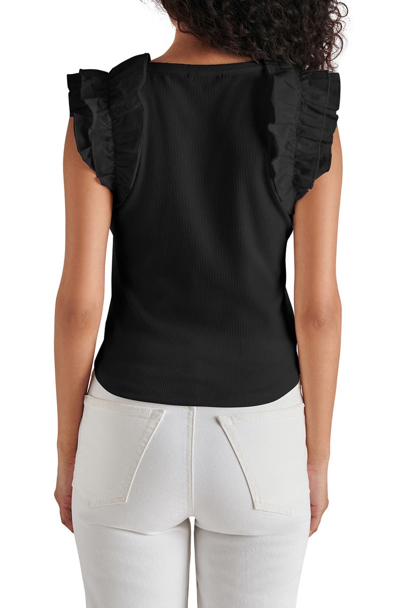 Steve Madden Adela Ruffle Sleeve Top, Alternate, color, 