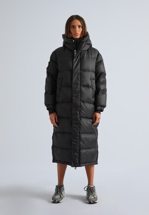 Longline Midi Puffer Coat